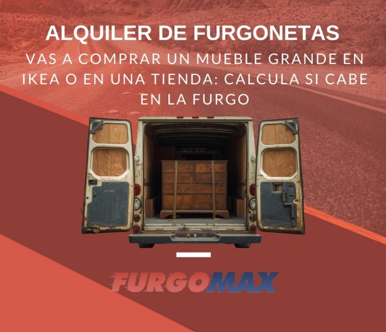 Vas a comprar un mueble grande en IKEA o en una tienda: calcula si cabe en la furgo