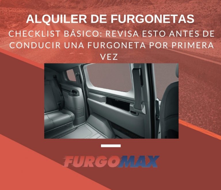 Checklist básico: revisa esto antes de conducir una furgoneta por primera vez