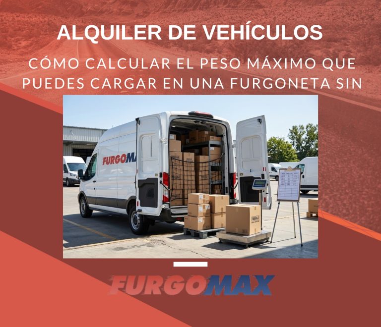 Cómo calcular el peso máximo que puedes cargar en una furgoneta sin infringir la normativa